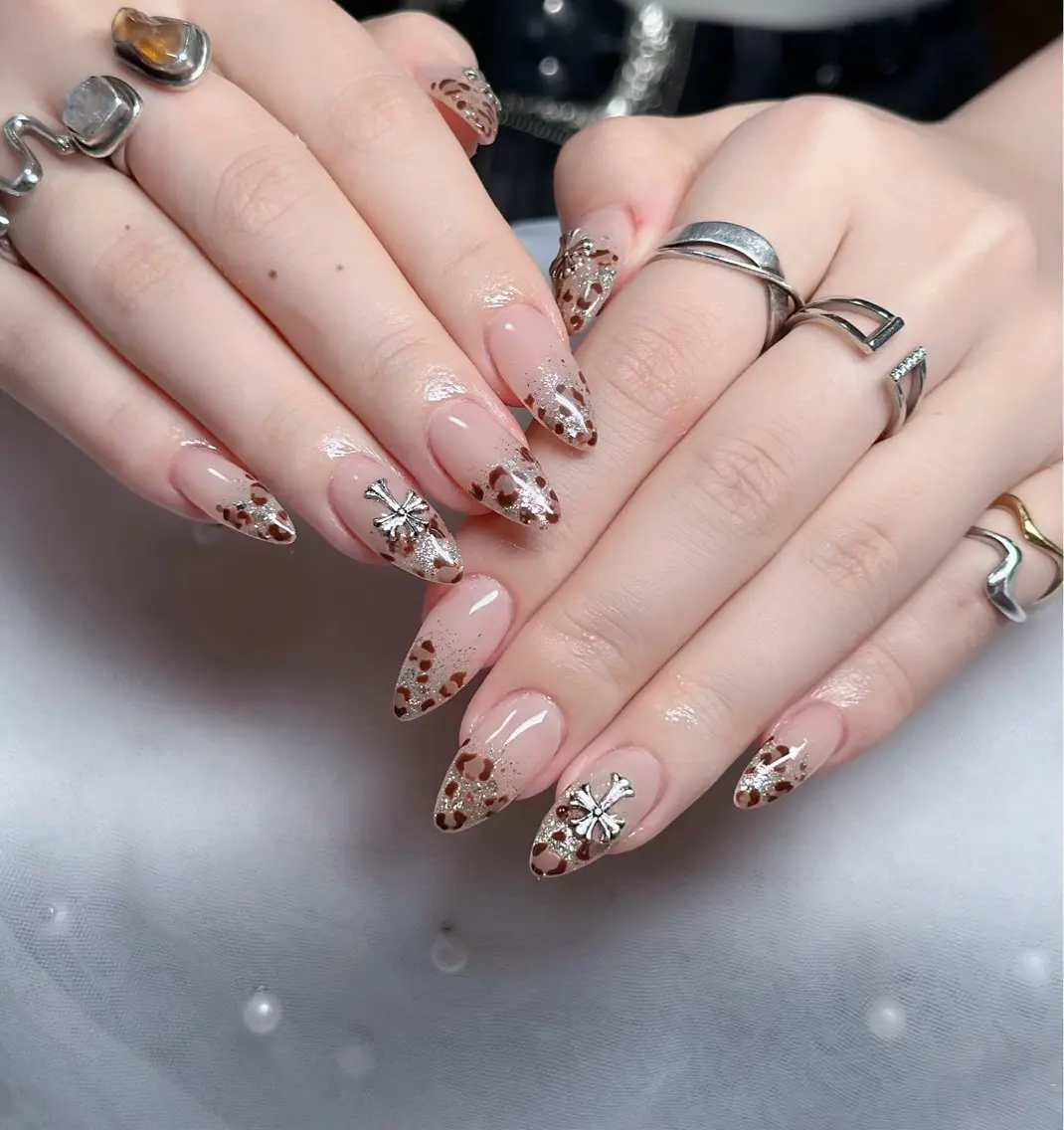 ネイル ハート キラキラネイル リボン ハンドネイル キノコ H.babynailのネイルデザイン