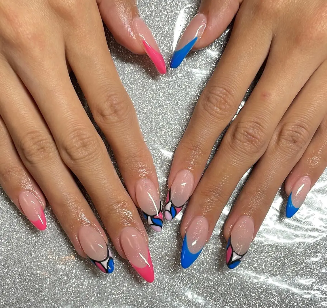 ネイル ハンドネイル VIERU 🌈🎀💖のネイルデザイン