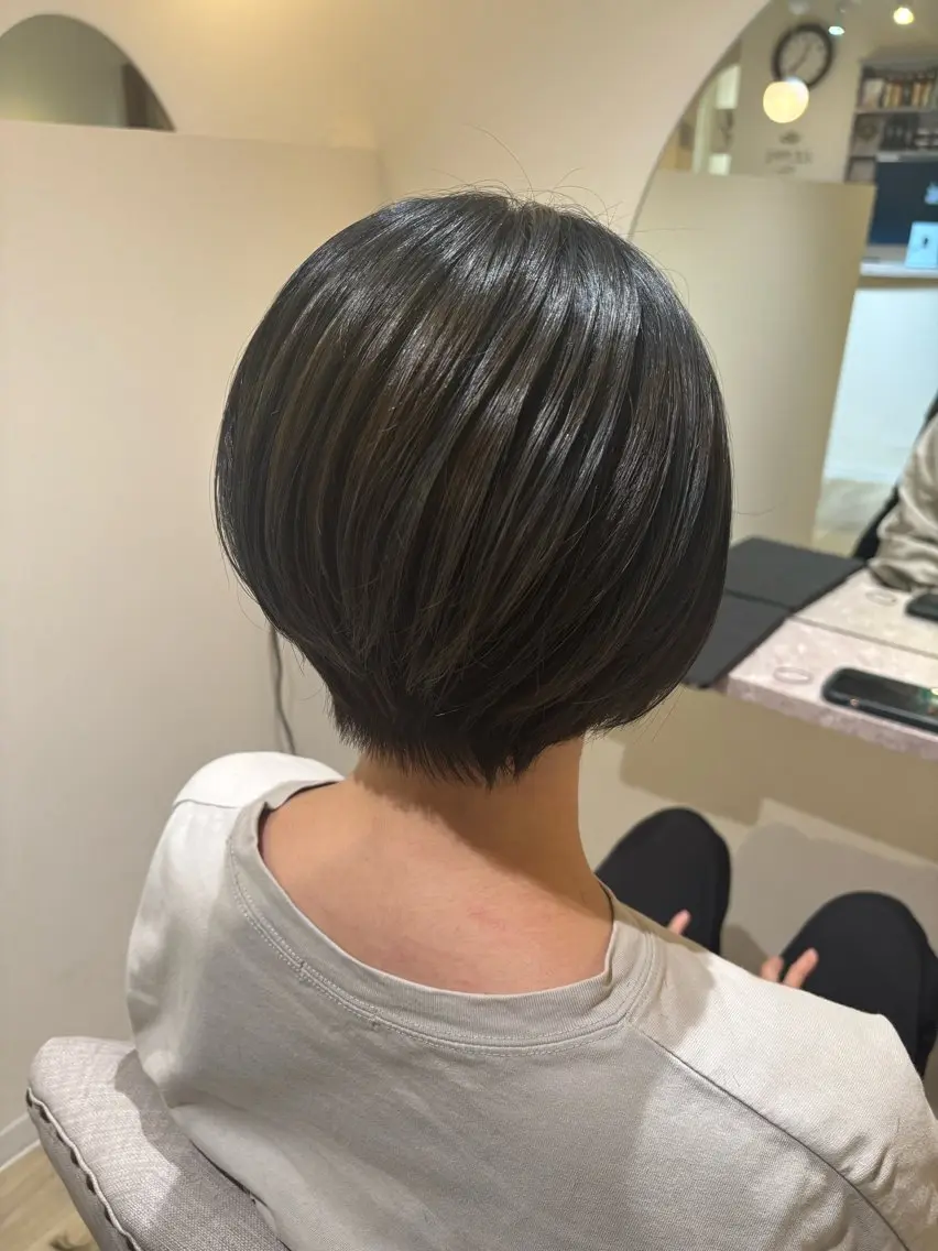 ショート ショートヘア 中田 渚のヘアスタイル