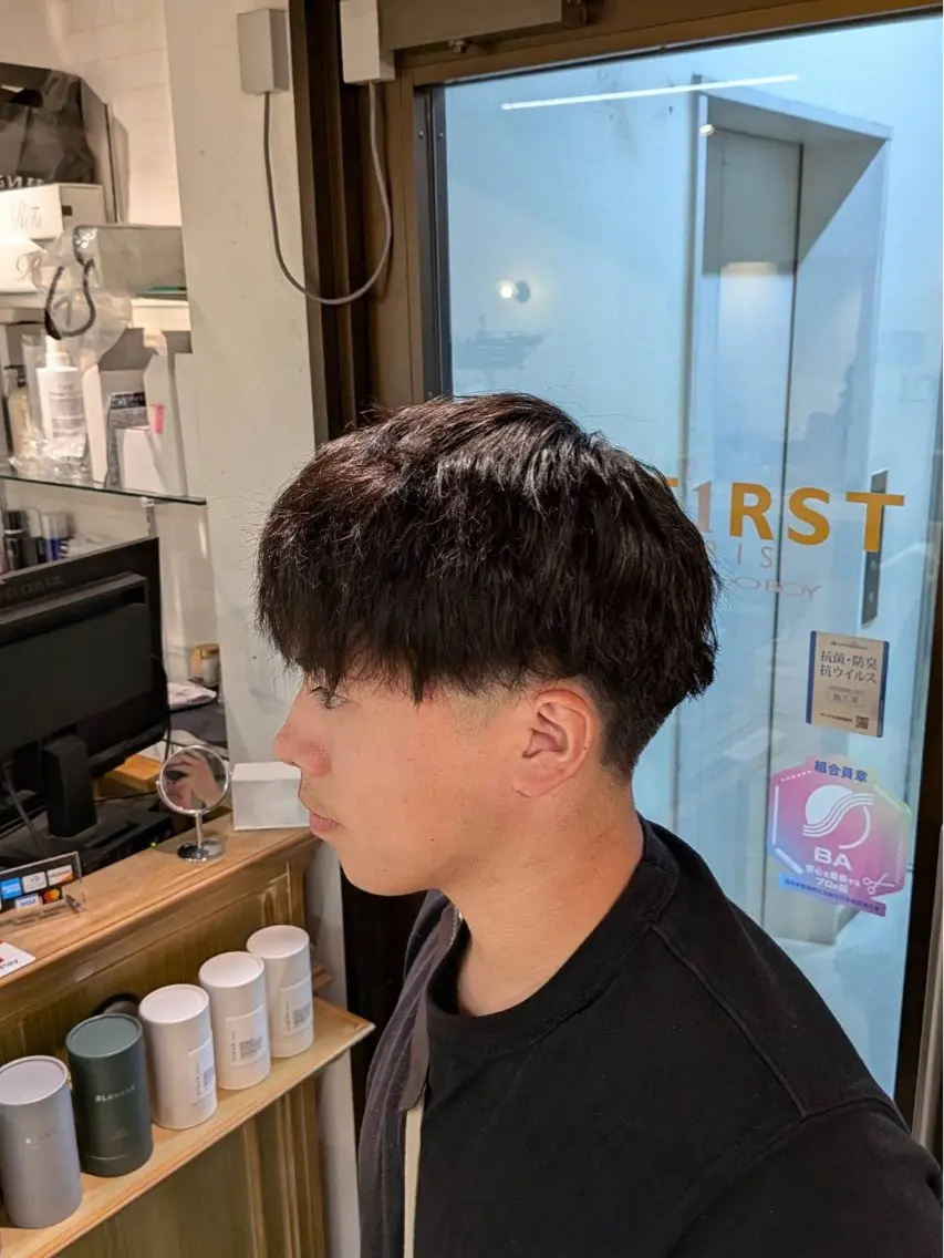 パーマ メンズ 坂井 龍二/コアファーストのヘアスタイル