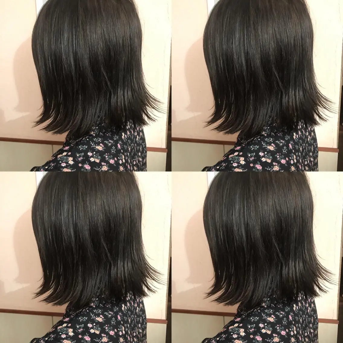 ミディアム カラー ヘアカラー 小栗 麻衣のヘアスタイル