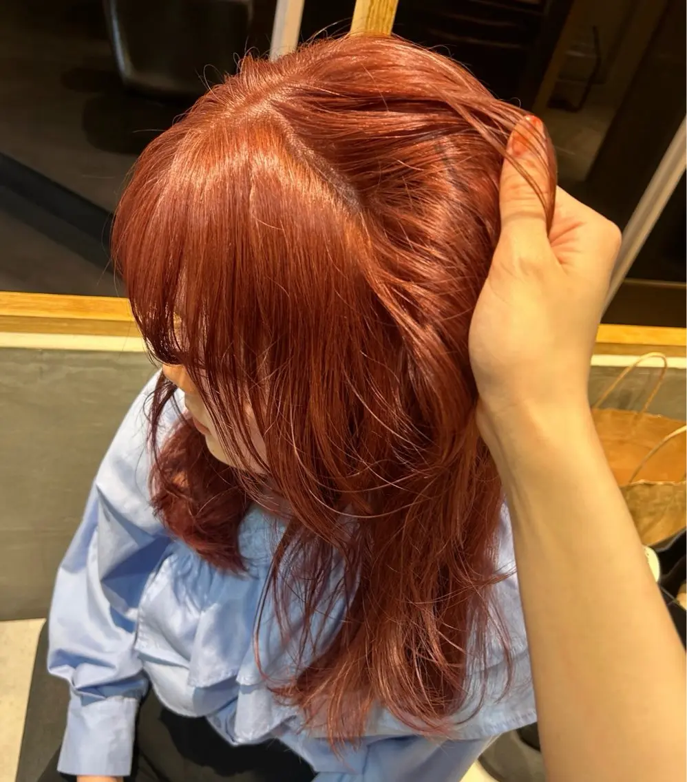 ミディアム カラー 🐢ダブルカラー🐢 透明感/このかのヘアスタイル