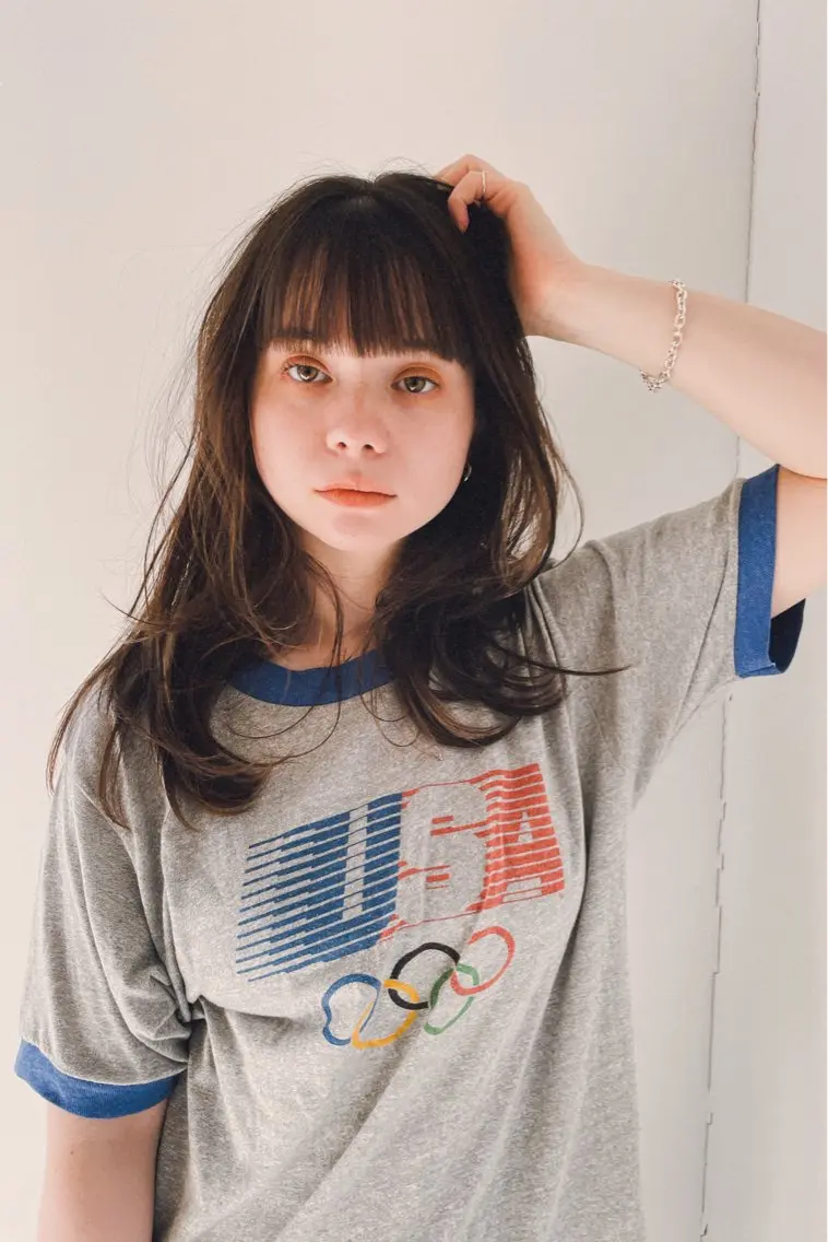 ミディアム カラー レイヤーカット カット ヘアカラー トリートメント Takuma Suzuki中目黒のヘアスタイル