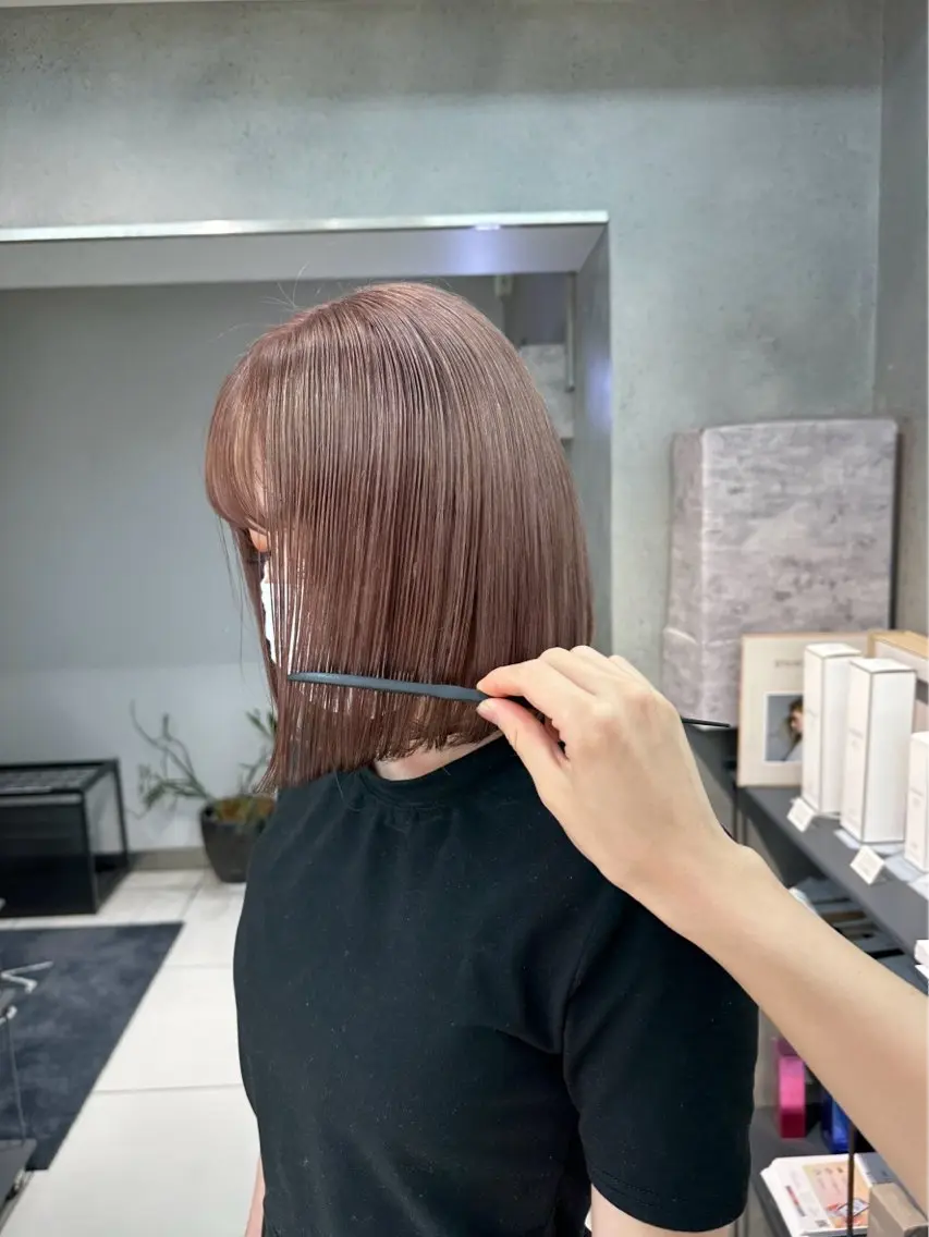 カラー 渋谷ショート、パーマ 美容師vain はるのヘアスタイル
