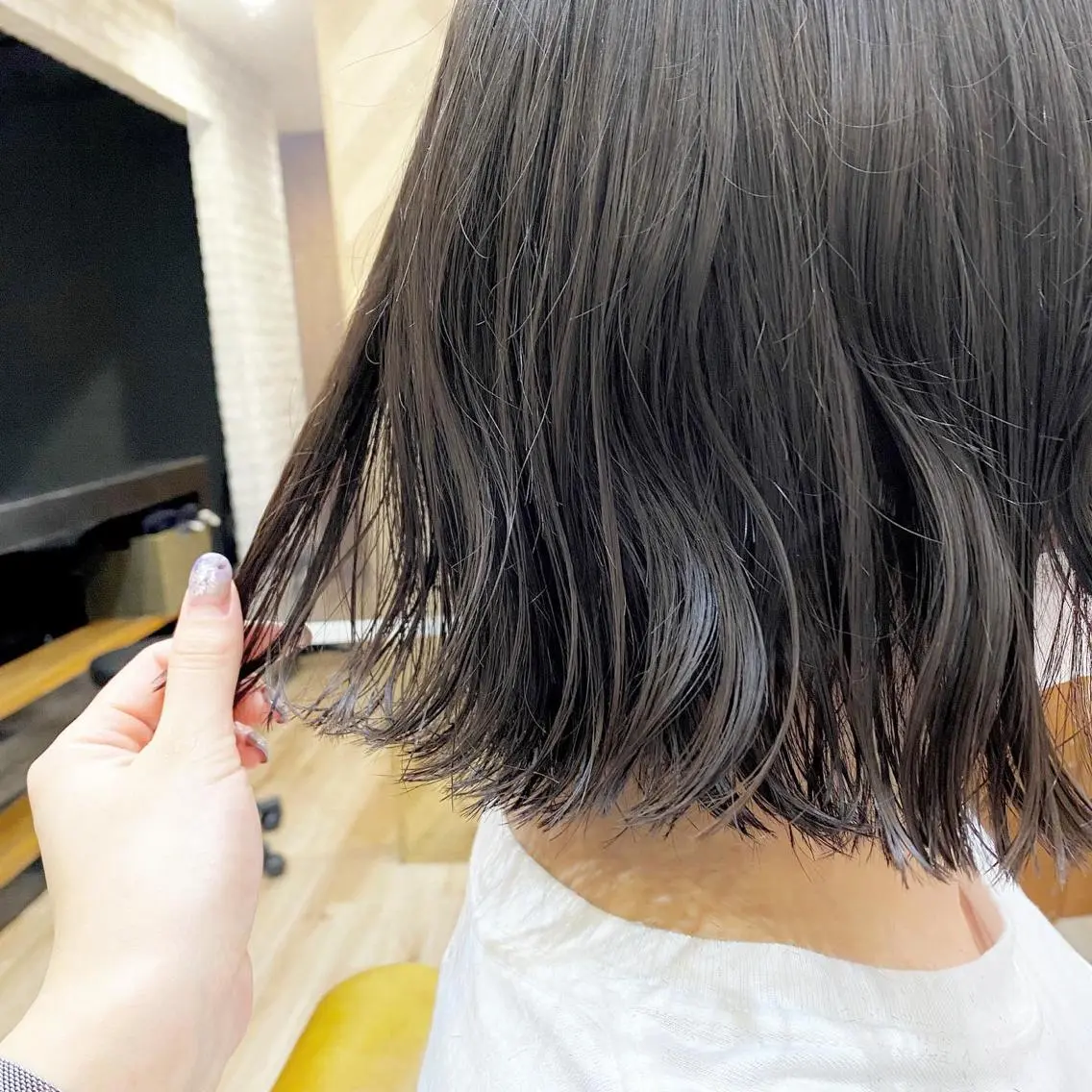 ミディアム カラー ヘアアレンジ ✨艶髪✨ 奈須晴香のヘアスタイル