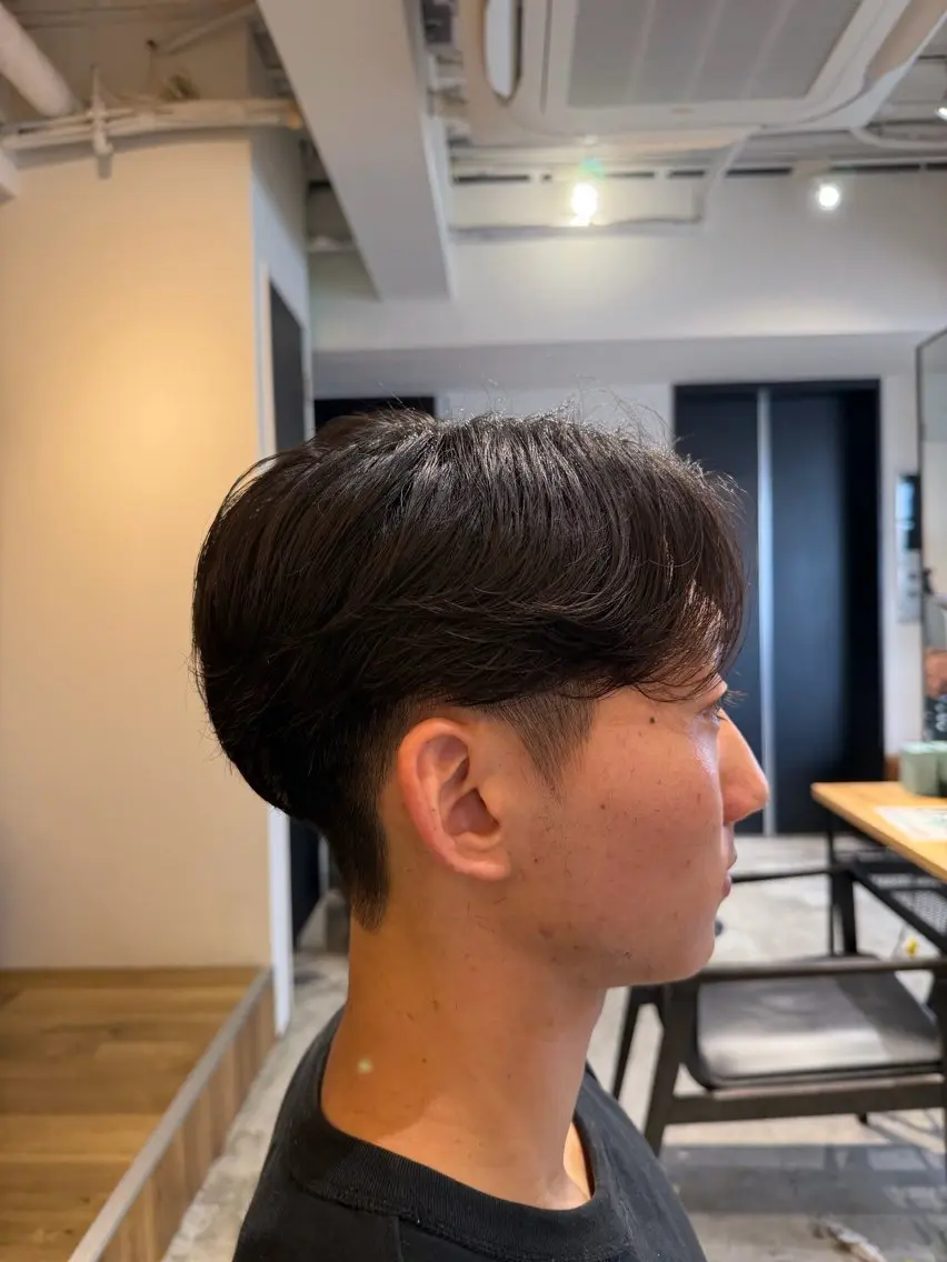 パーマ メンズ カット パーマ 大阪茶屋町 メンズカット関田拳のヘアスタイル