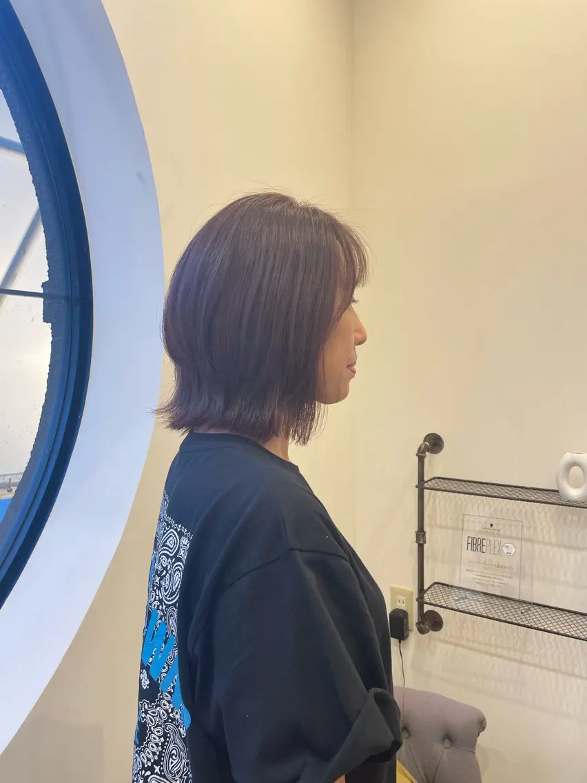 ミディアム care'A 林のヘアスタイル