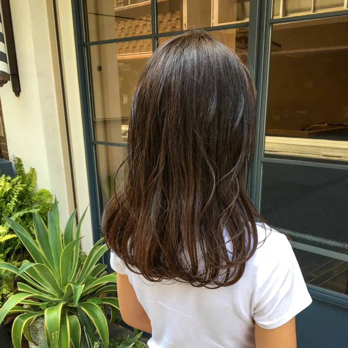 セミロング レイヤーカット tender KOZONOのヘアスタイル