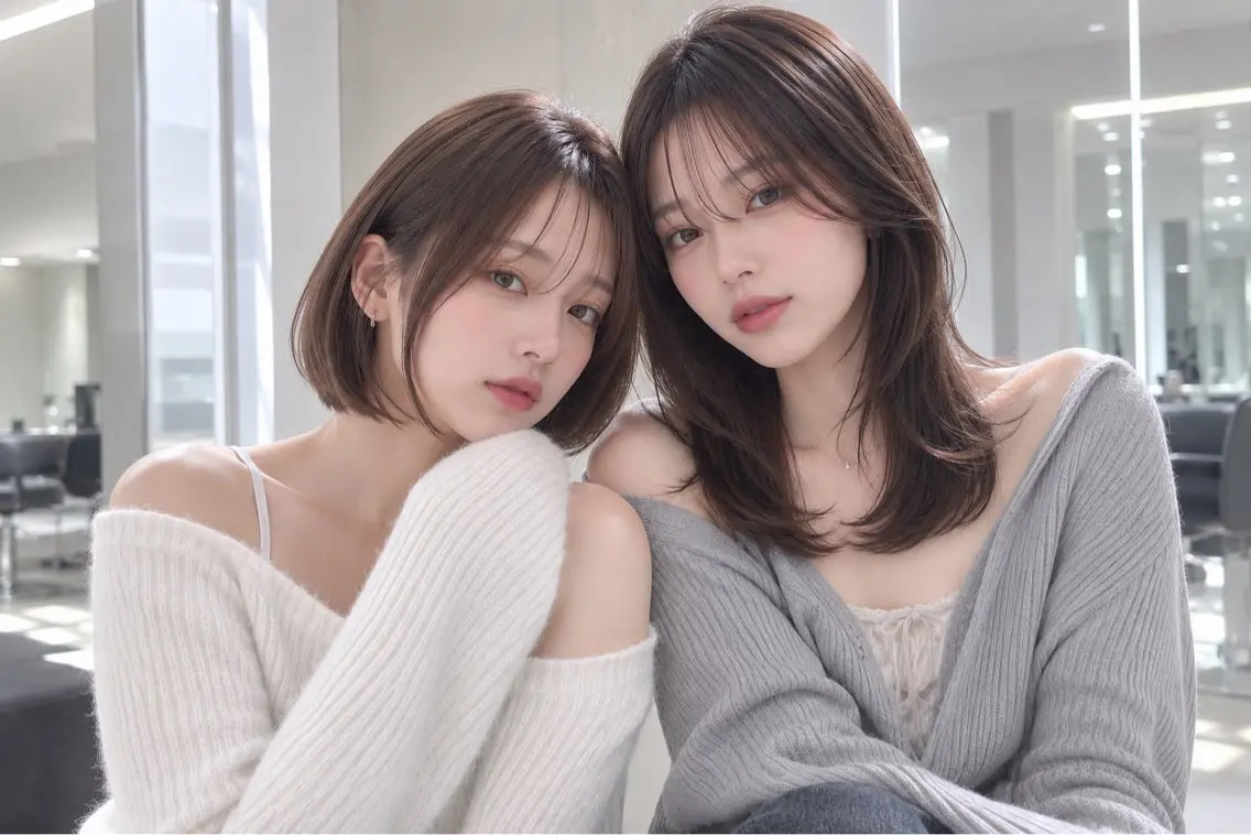 ミディアム melca. 大阪梅田のヘアスタイル
