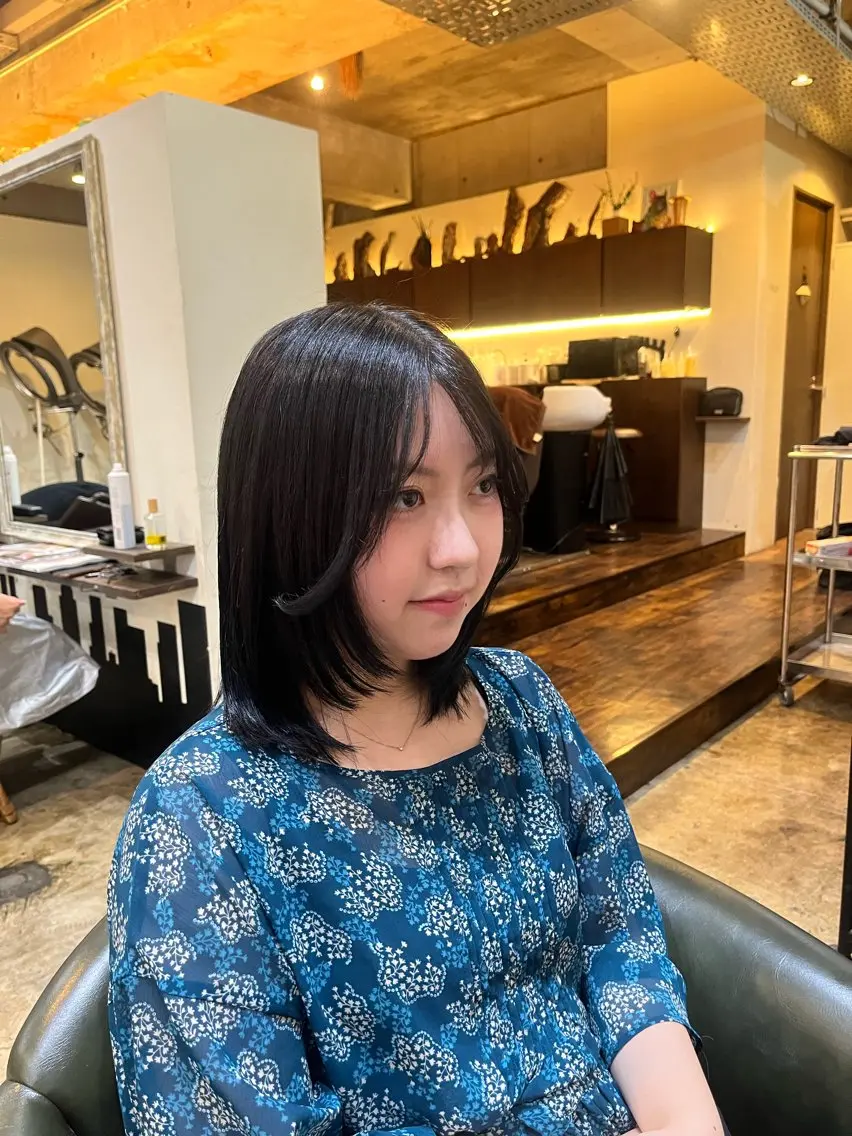 カラー カット ヘアカラー 松原 樹里のヘアスタイル