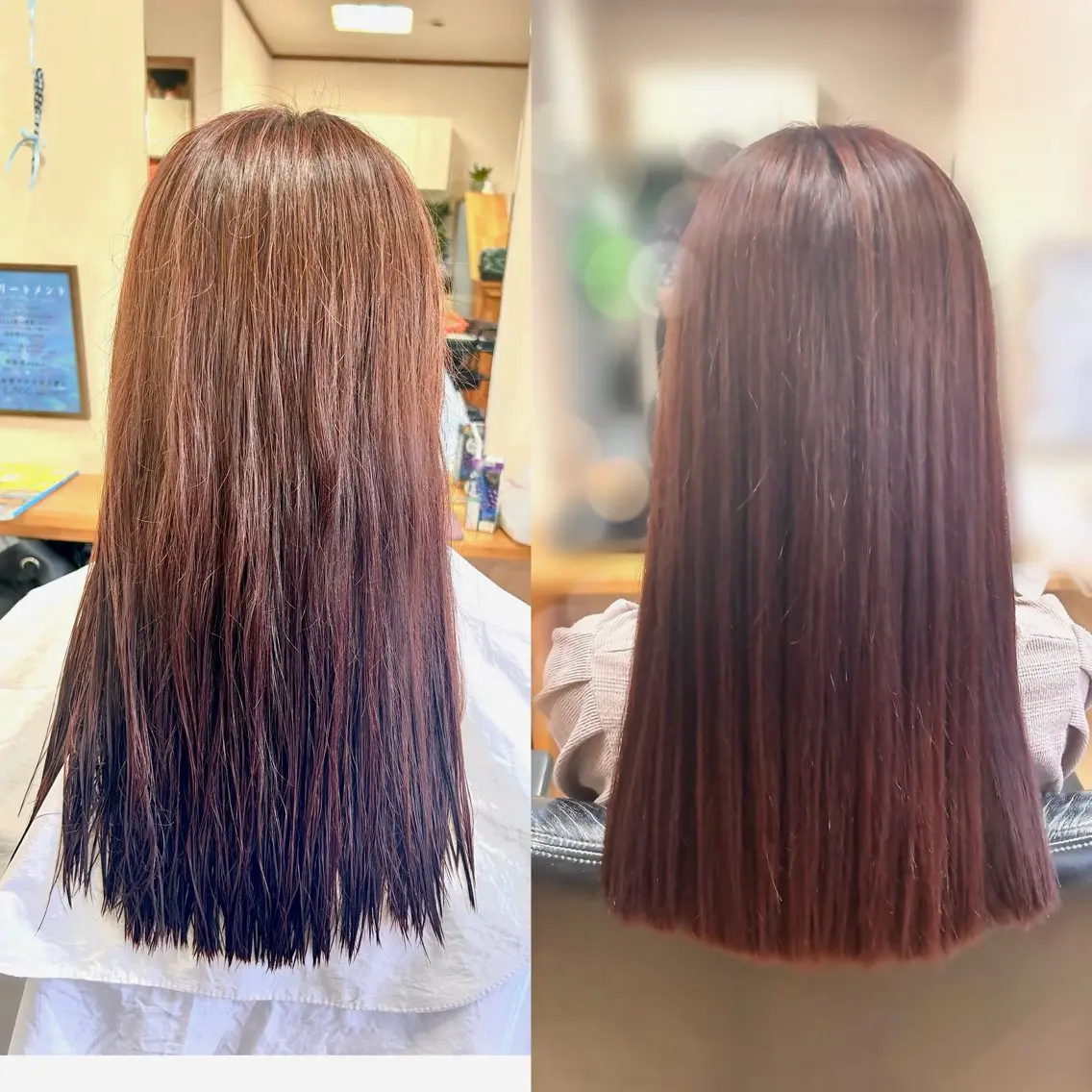 ロング かぁちゃん 橋本のヘアスタイル