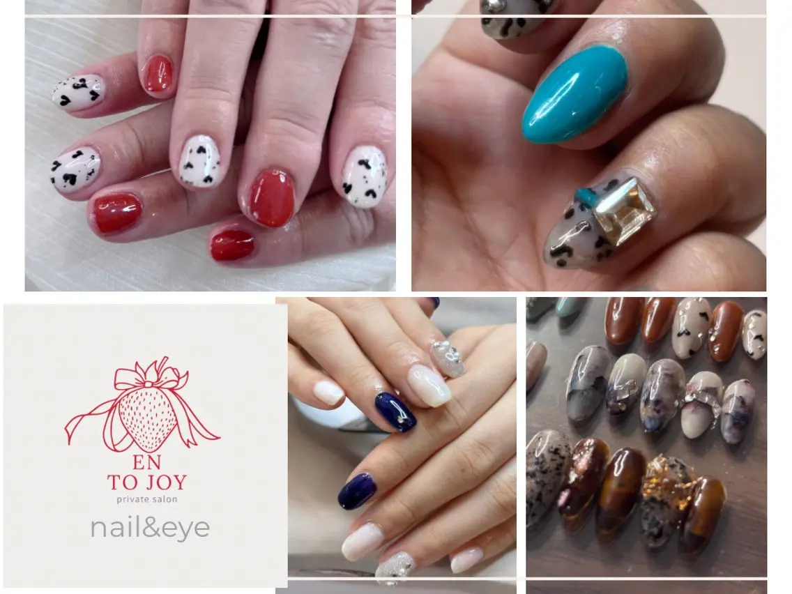 ネイル ブラウン Ento nail&eyeのネイルデザイン