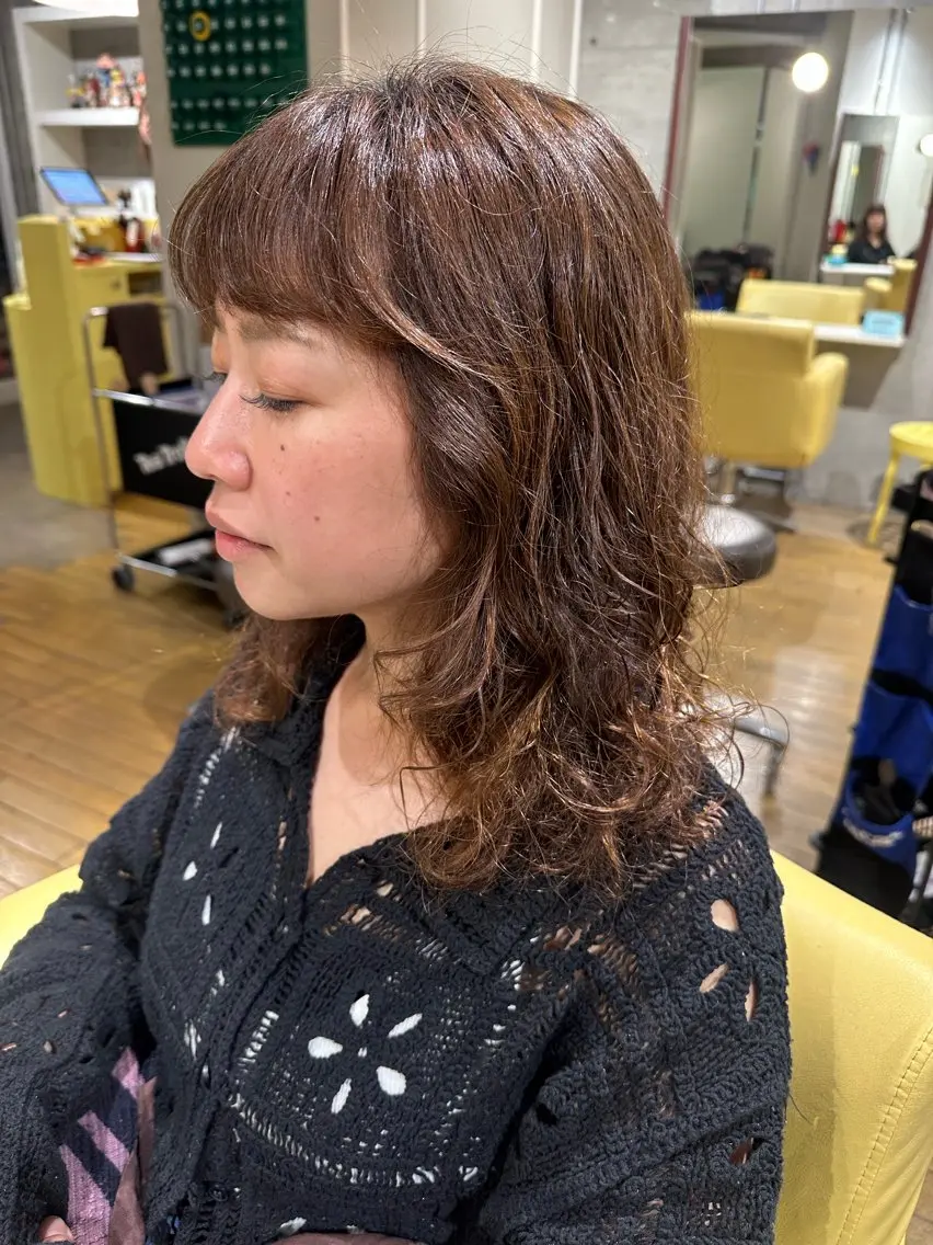 レディースパーマ👩‍🦱　ニュアンス🫆🫆の写真