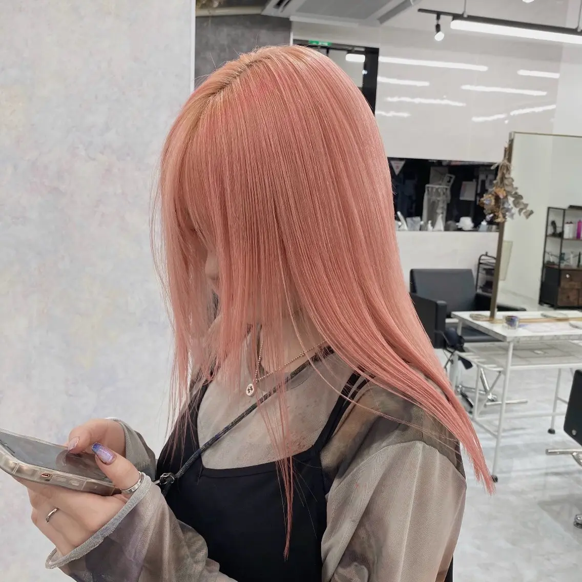 セミロング カラー ヘアアレンジ メンズ ヘアカラー トリートメント 川崎ブリーチ MASATOのヘアスタイル