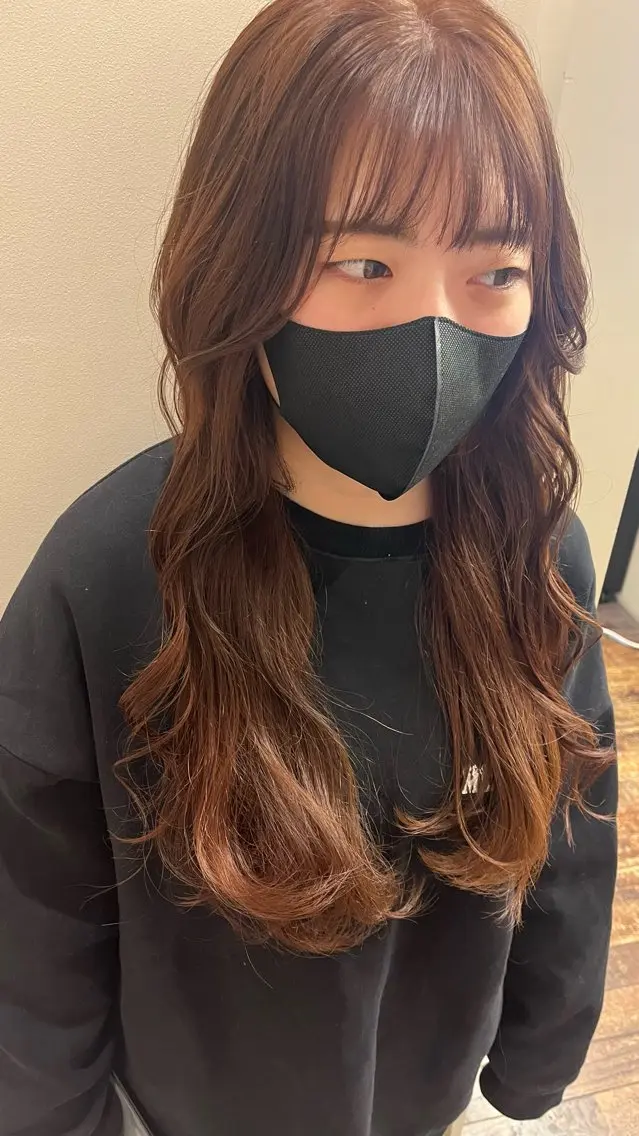 ロング カラー ヘアカラー 【美ボブ.艶カラー. 梅田茶屋町】midoのヘアスタイル