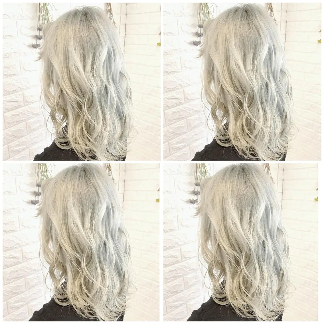 セミロング カラー ブリーチ ヘアカラー トリートメント ハイトーン/ブリーチ 山崎 悠次のヘアスタイル