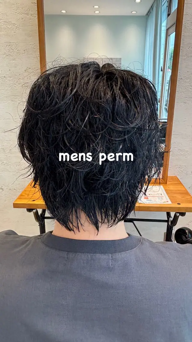 パーマ メンズ カット パーマ メンズカット/パーマ 🎀Ami🎀のヘアスタイル