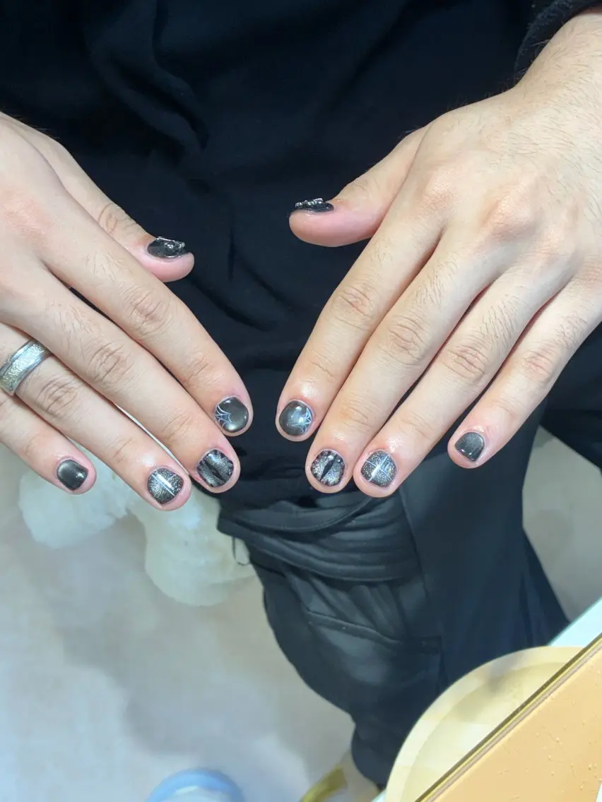 ネイル チークネイル 長さ出し フレンチネイル ガーリー 韓国ネイル Sun Nail linaのネイルデザイン