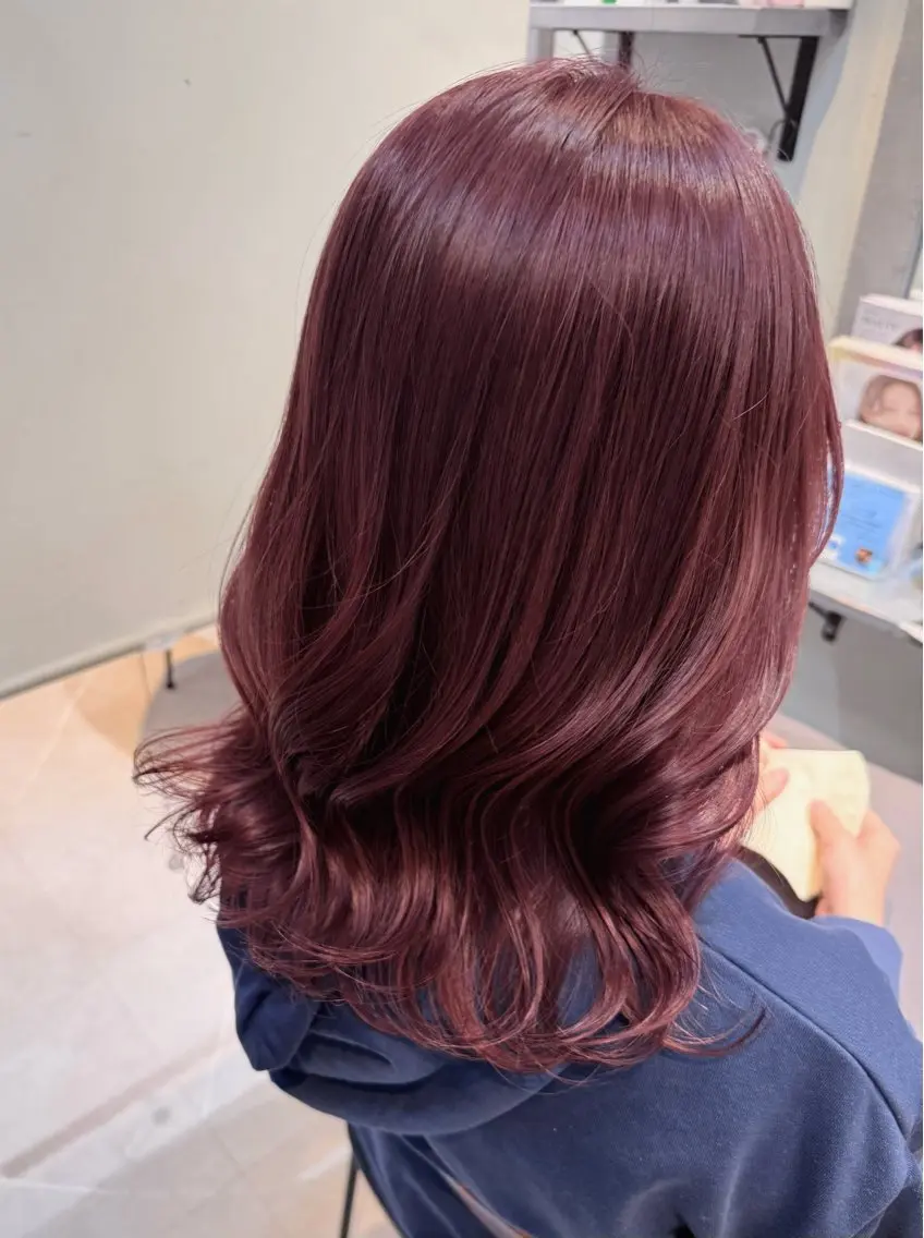 セミロング カット ヘアカラー トリートメント 銀座・有楽町 かけるのヘアスタイル