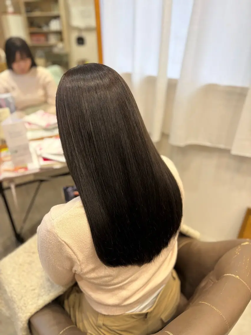 ロング アッシュ アッシュグレー アッシュグレージュ ✨次世代型髪質改善✨ marikaのヘアスタイル