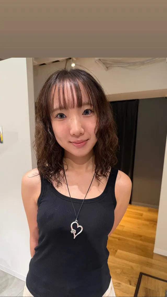 ミディアム パーマ ミディアムパーマ ニュアンスパーマ /ボブパーマriseのヘアスタイル