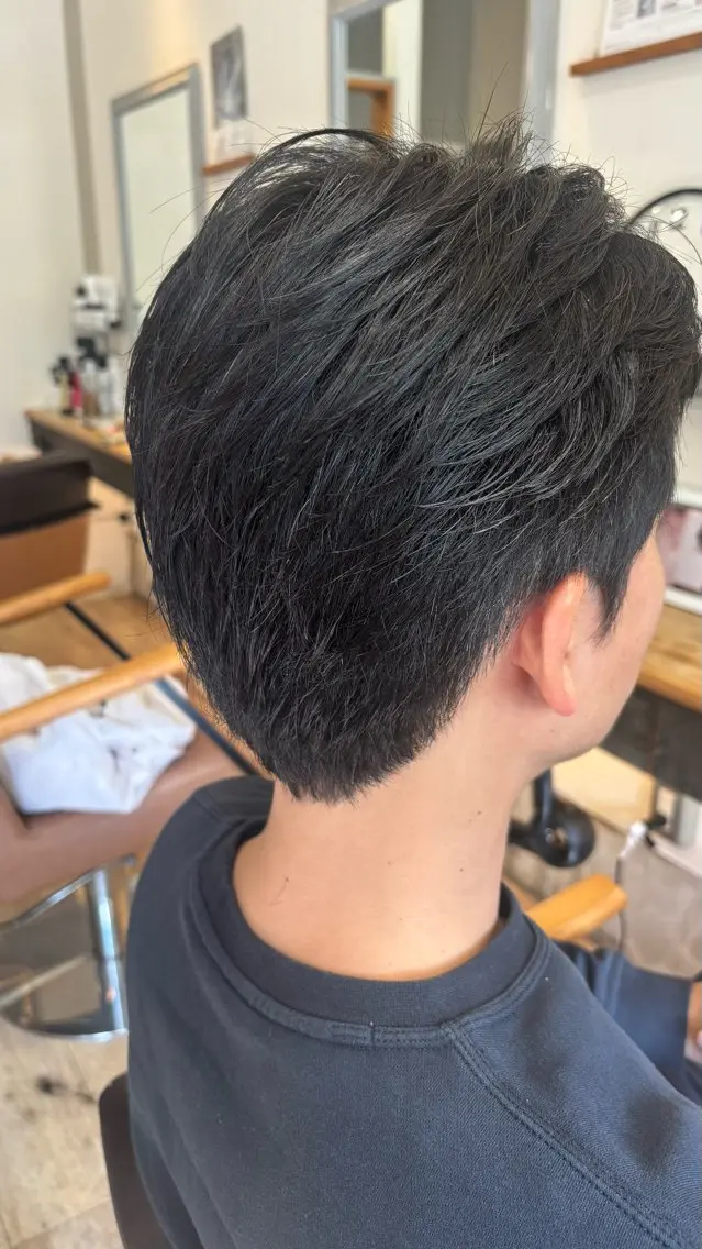 メンズ 刈り上げ カット makoto⌇レイヤ ー⌇艶カラー🍒‎のヘアスタイル