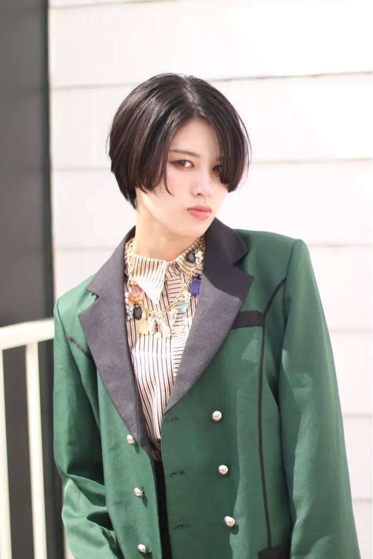 ショート ハンサムショート ショートヘア カット 鈴木 彩女のヘアスタイル