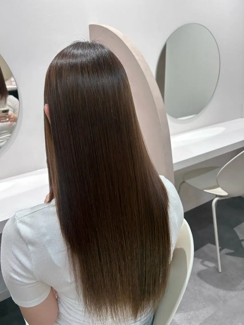 ✨ワンカラーorリタッチ✨ヘアエステトリートメント✨＋料金で髪質改善トリートメント付けれます🙆‍♂️の写真