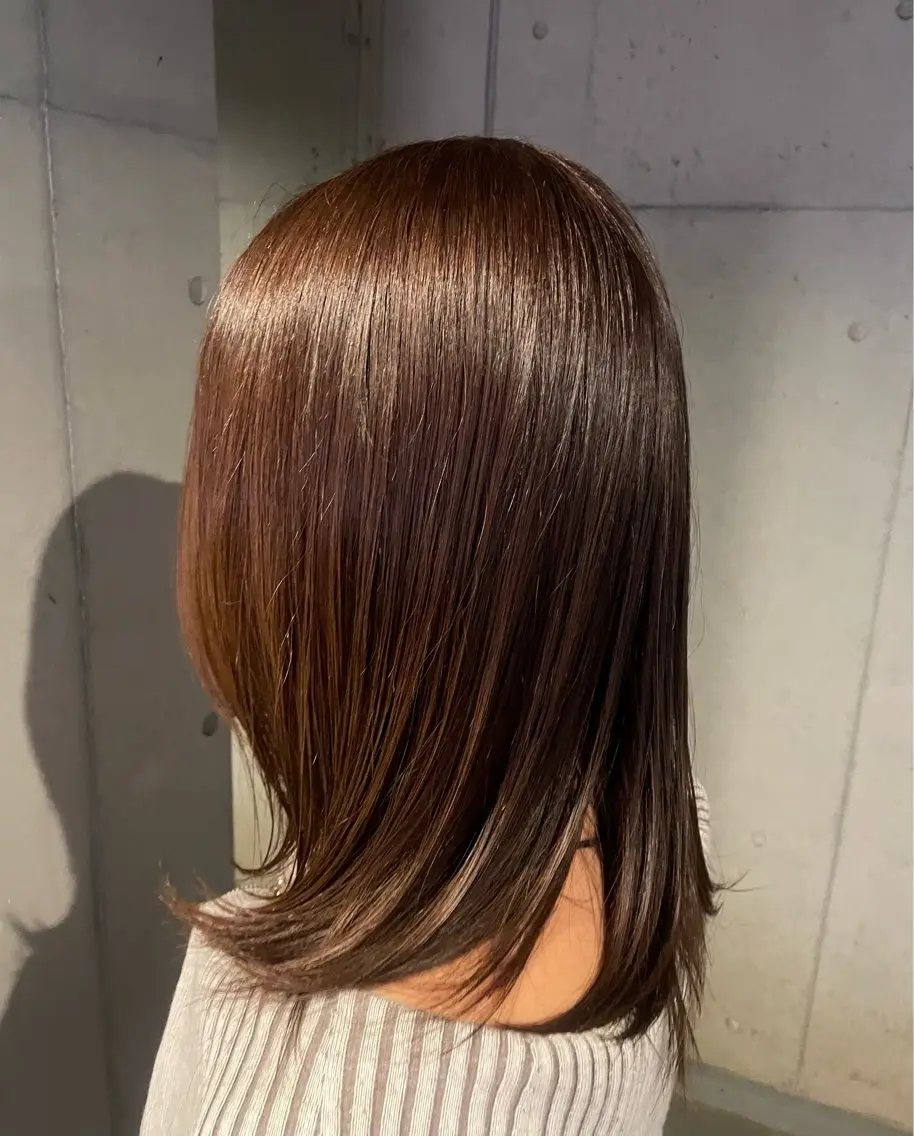 ミディアム カラー .⋆𝜗𝜚カラー モデル募集/yuuのヘアスタイル