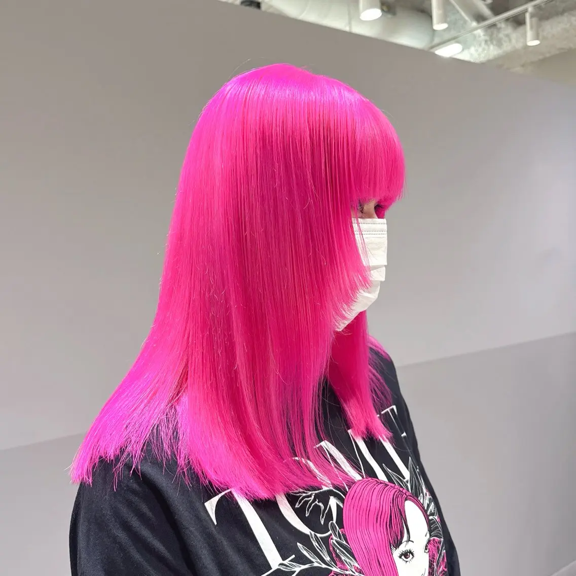 セミロング カラー ヘアアレンジ メンズ ヘアカラー トリートメント ブリーチの髪様 MASATOのヘアスタイル