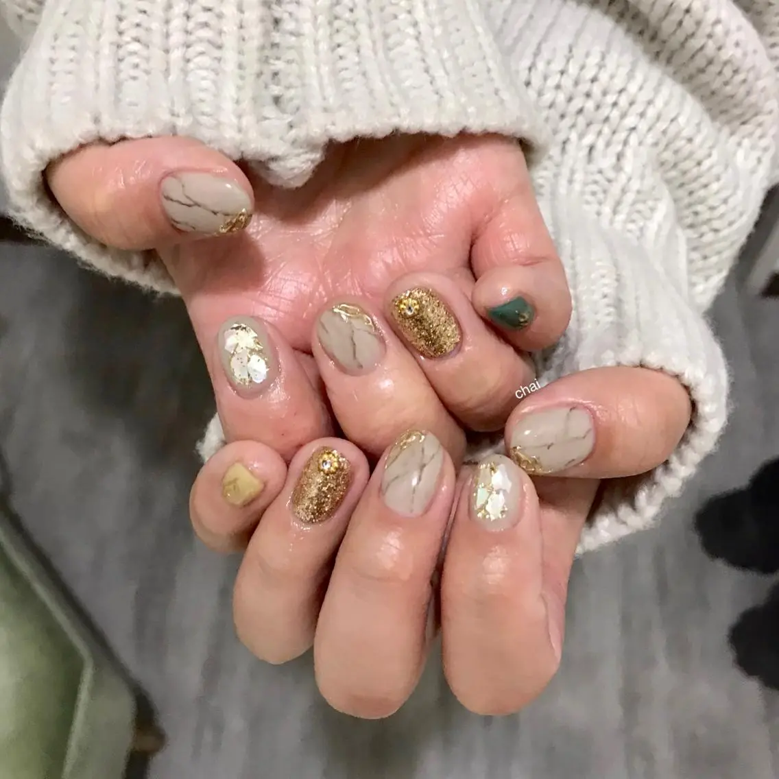 ネイル ハンドネイル chai nail _ai📍鶴橋/桃谷のネイルデザイン
