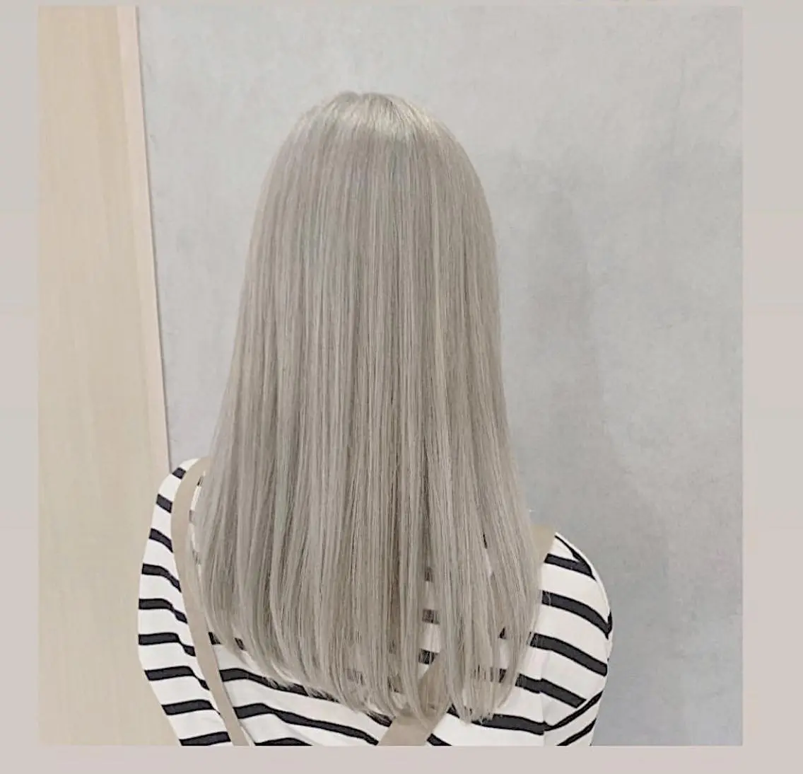 セミロング ヘアカラー トリートメント 城 健太郎 💎ハイトーンのヘアスタイル