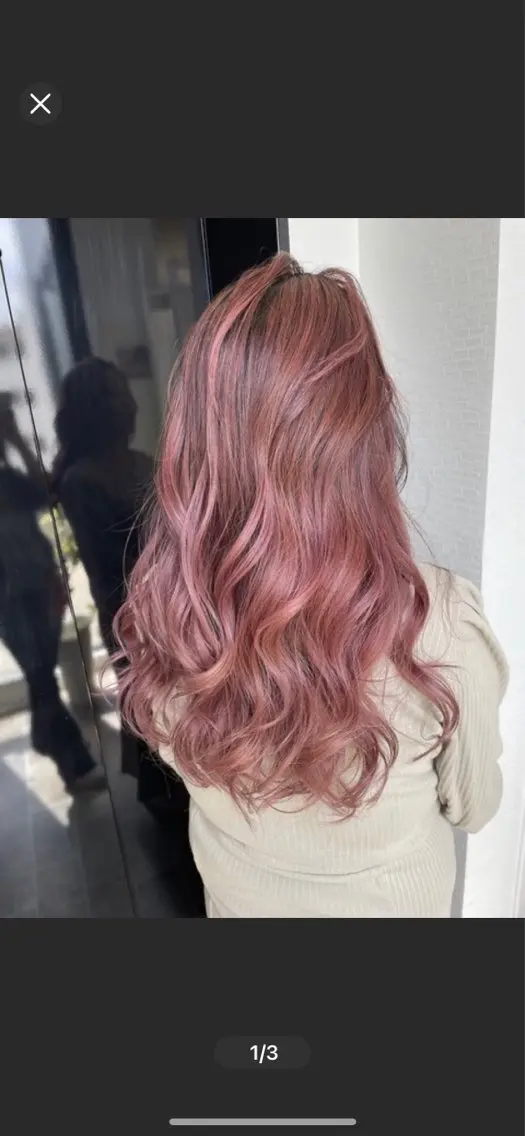 ロング カラー ヘアカラー&縮毛矯正 STAR☆RIVERのヘアスタイル