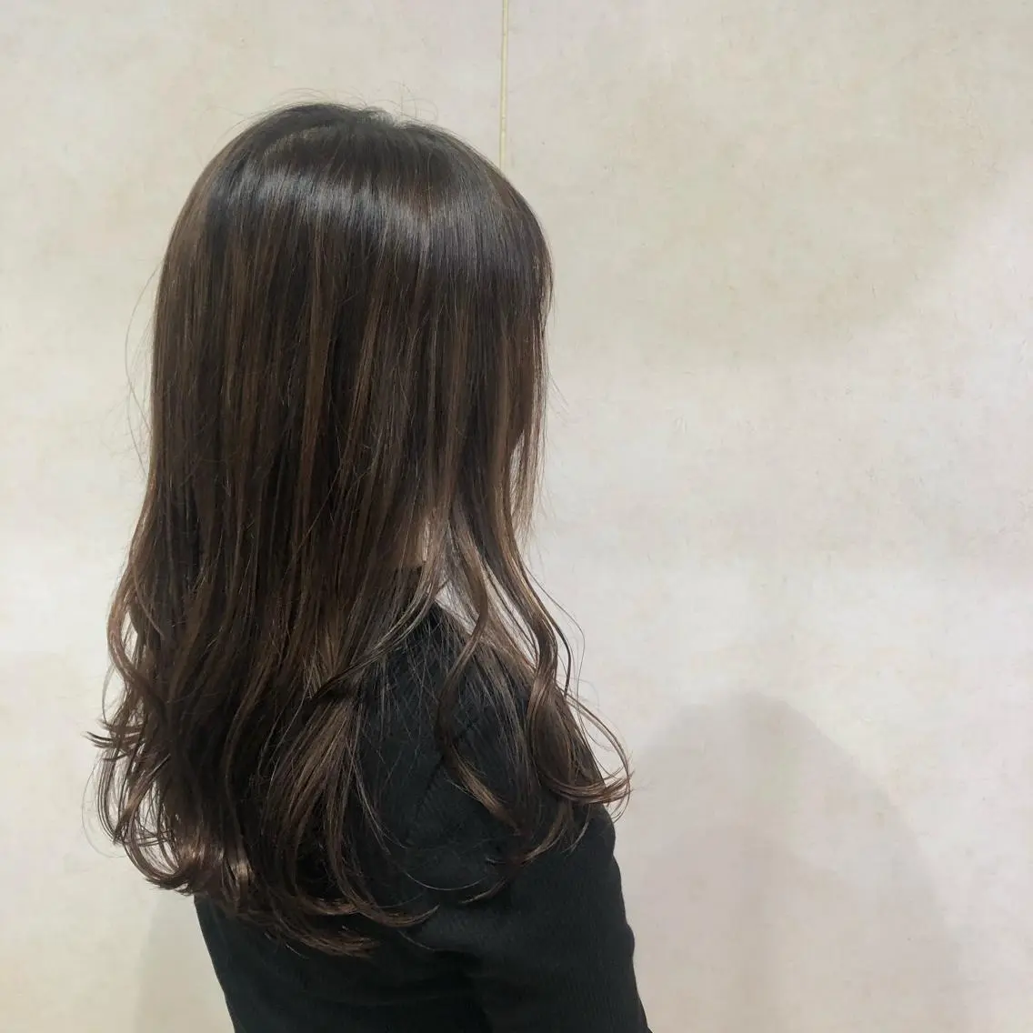セミロング 髪質改善 メンズパーマゆうひのヘアスタイル
