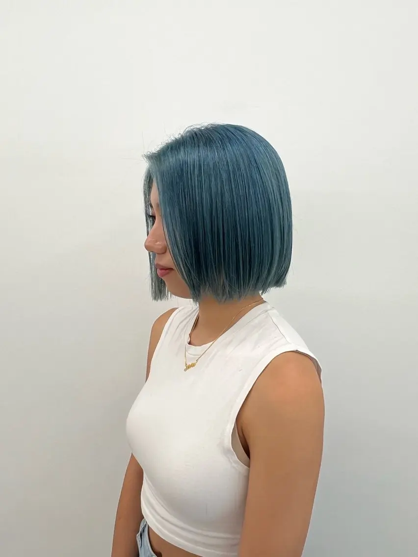 ミディアム カラー カット ヘアカラー トリートメント 赤みゼロ/透明感 カラー🌿KANTAのヘアスタイル