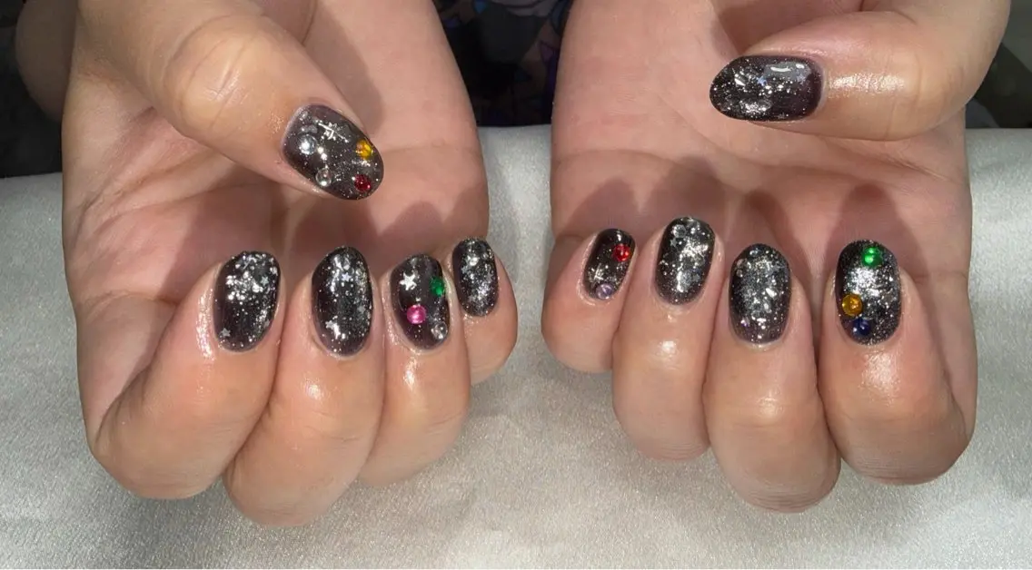 ネイル フラッシュネイル マグネットネイル ハンドネイル BONNIE NAILのネイルデザイン