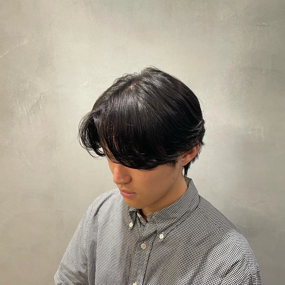 ミディアム カラー パーマ ヘアアレンジ メンズ fifth 石川 凪のヘアスタイル