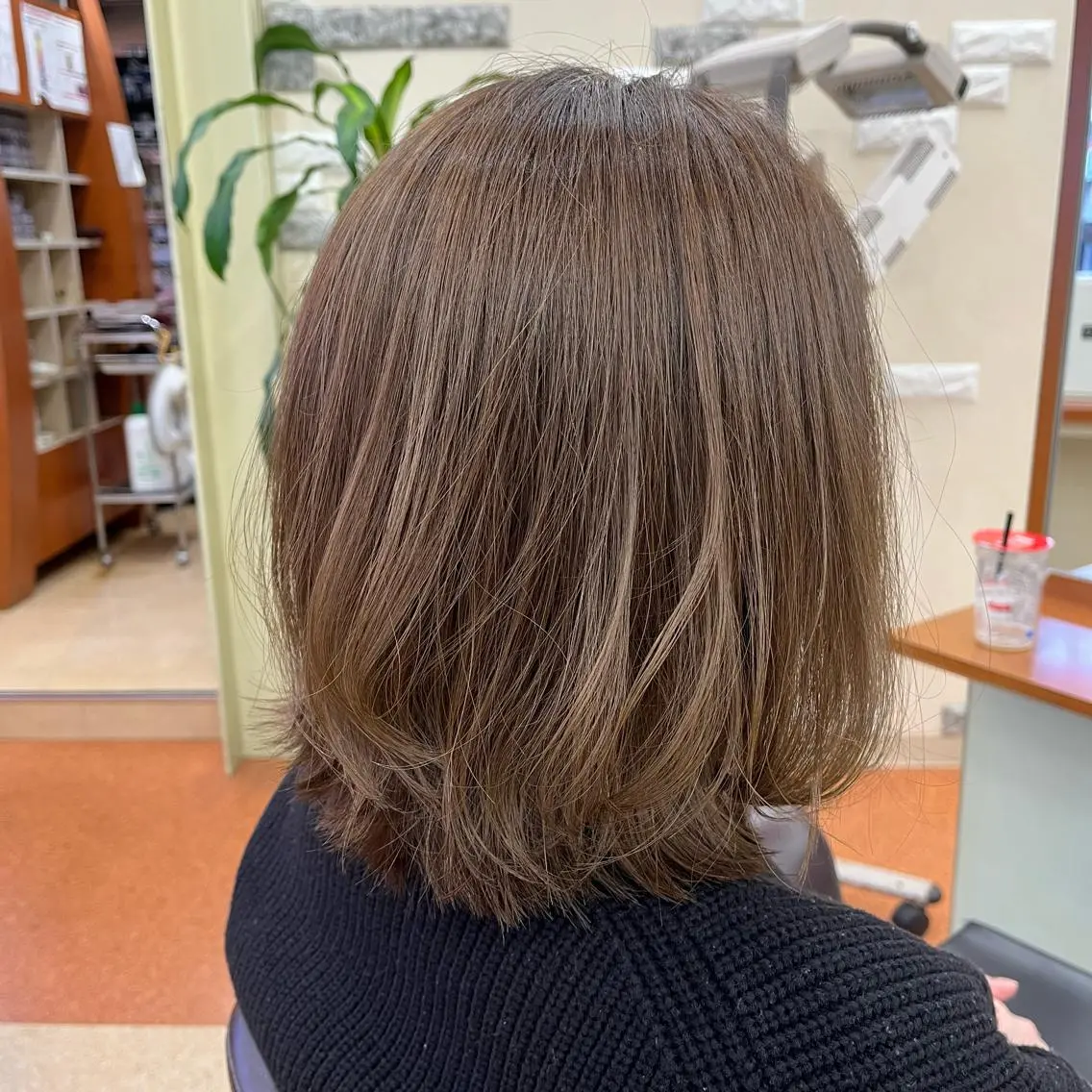 ミディアム カラー 【ニュアンスカラー・ 髪質改善】スズキカナのヘアスタイル
