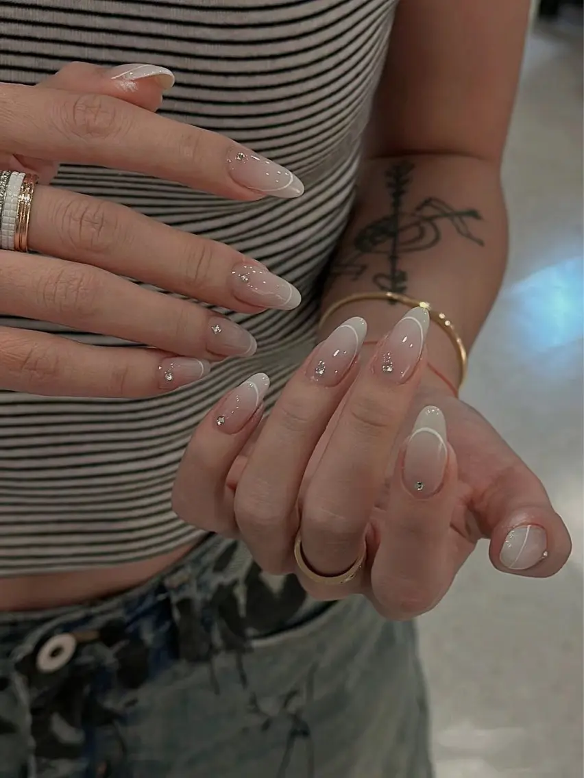 ネイル フレンチネイル グラデーション オフィスネイル BabyYouMi nailのネイルデザイン