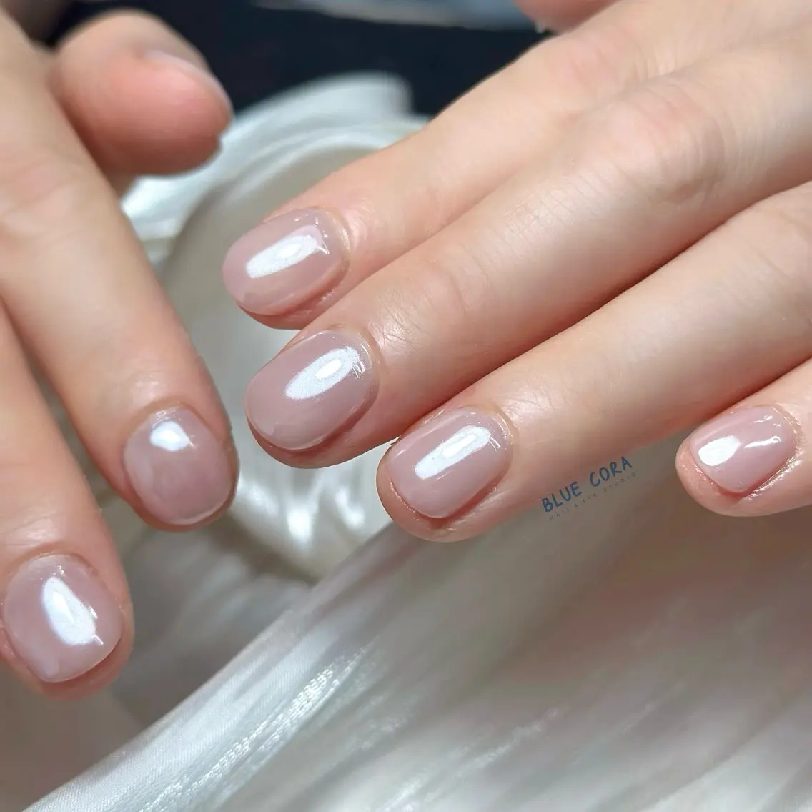 ネイル クリアネイル ハンドネイル ハンドケア BLUE CORAのネイルデザイン