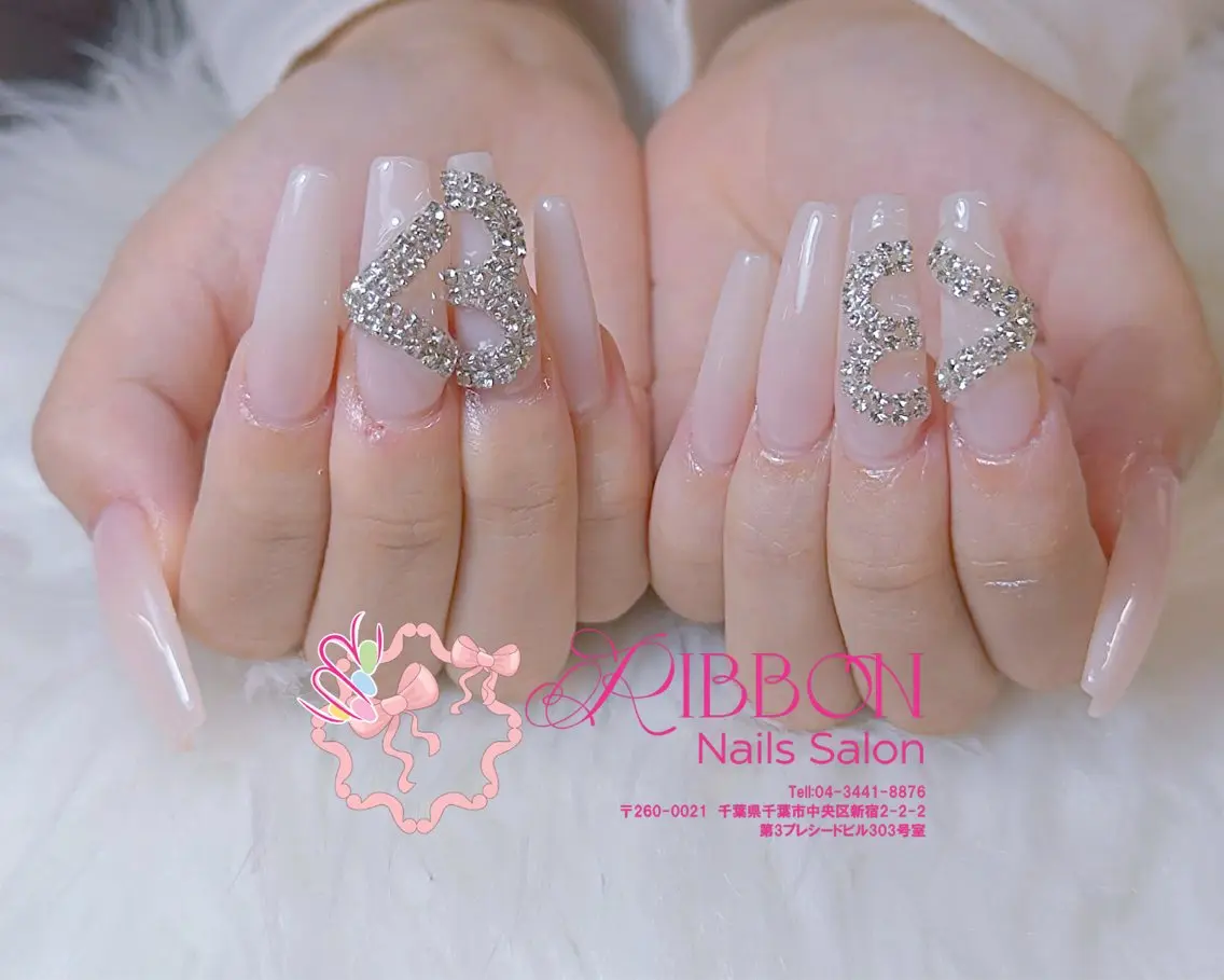 ネイル フレンチネイル ジェルネイル マグネットネイル 持ち込み ニュアンスネイル ハンドネイル Ribbonnail salonのネイルデザイン