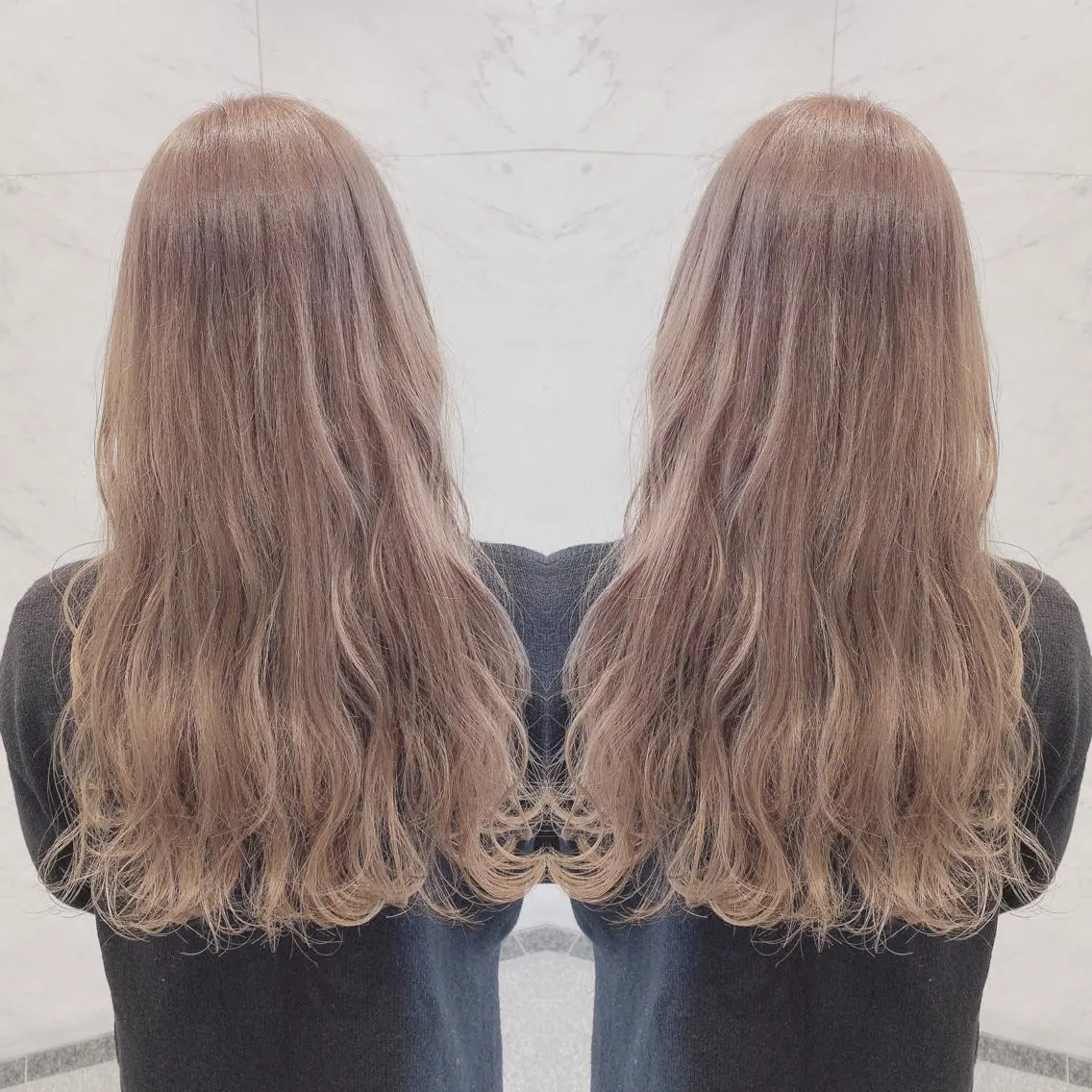 ロング カラー ヘアカラー 重政 和樹のヘアスタイル