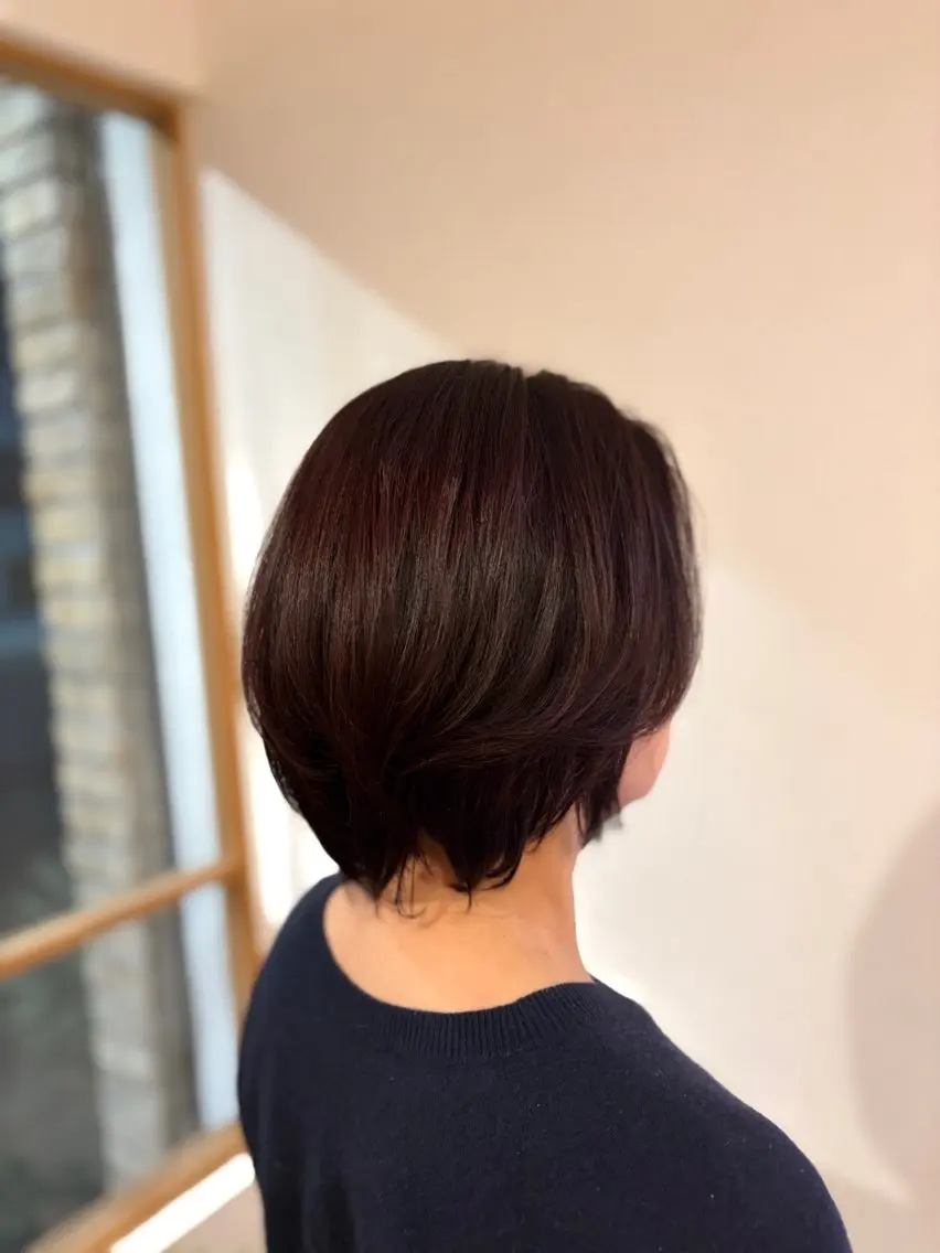 ショート 木田 絢子のヘアスタイル