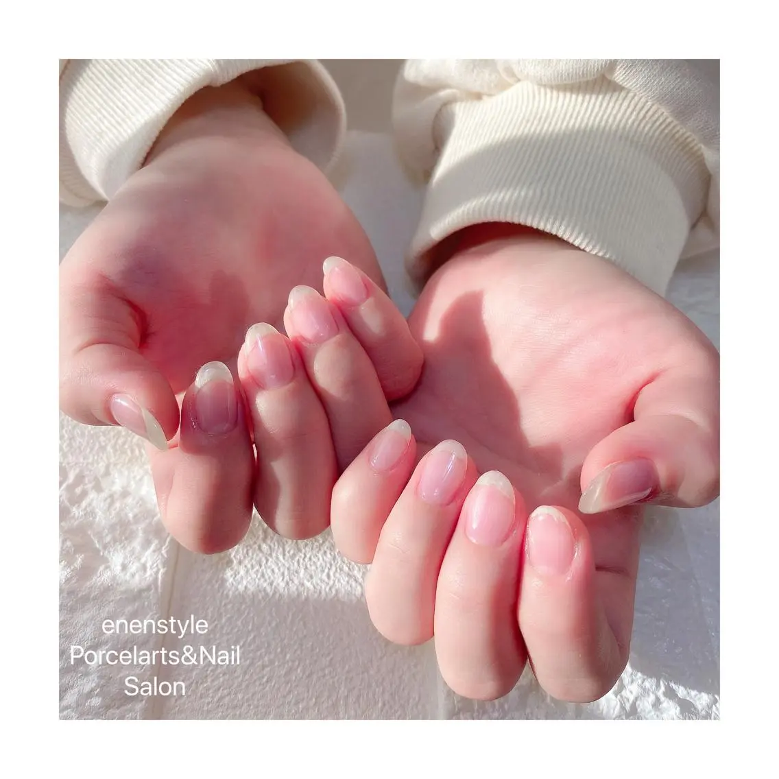 ミディアム ネイル 🐾enen style 🐾のネイルデザイン