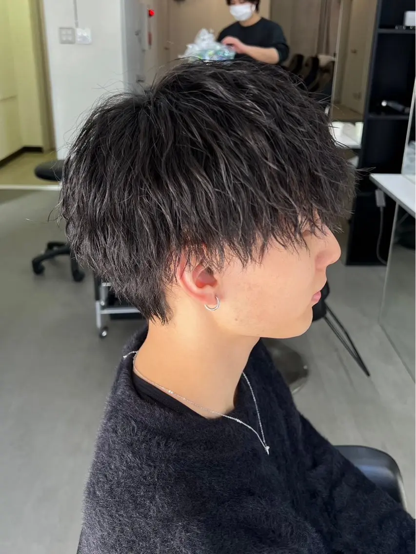 ショート カット パーマ トリートメント 渋谷/メンズ特化/ メンズパーマ/はるとのヘアスタイル