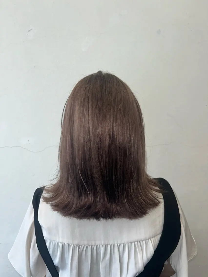 カラー ブリーチ ブラウンカラー 透明感カラー ヘアカラー トリートメント カットモデル募集中/ 原宿/MOENOのヘアスタイル