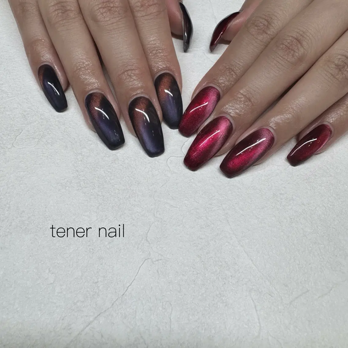 ネイル マグネットネイル スカルプネイル ハンドネイル テネルネイル tener nailのネイルデザイン