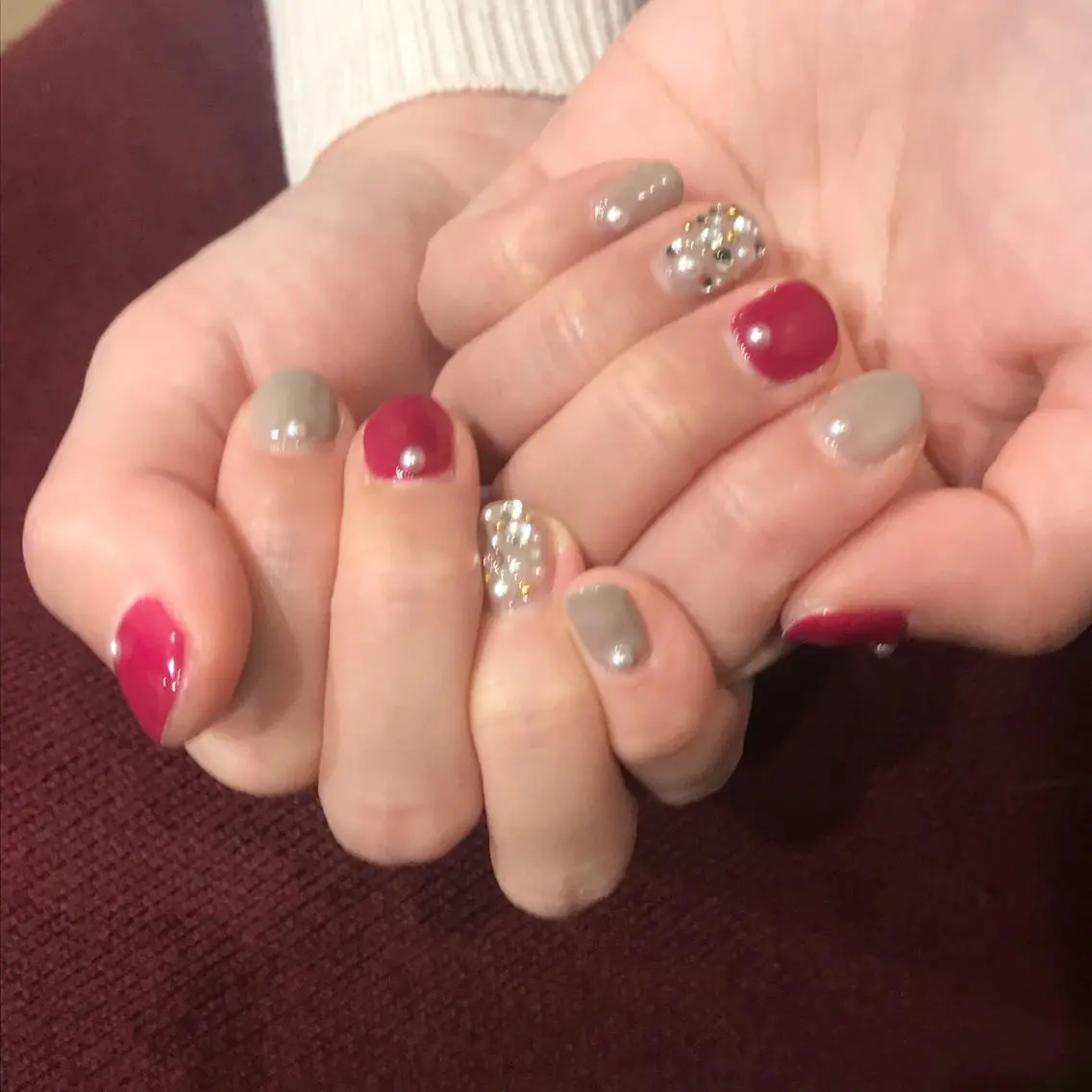 【Hand】オフ有り‼️💕持ち込みデザイン💞アート4本まで4500の写真