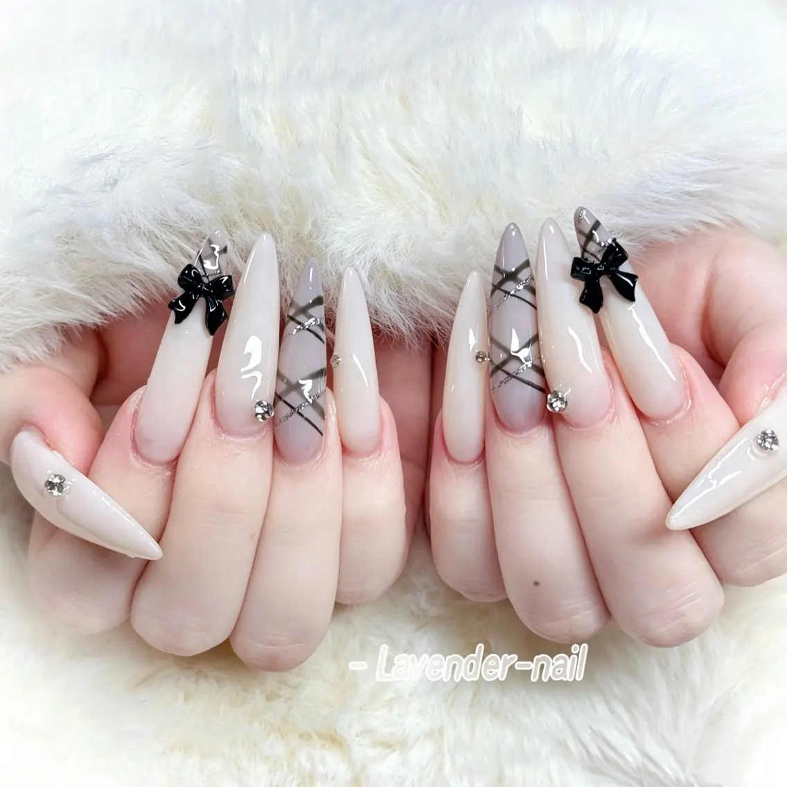 ネイル ハンドネイル Lavender nail·中島公園のネイルデザイン