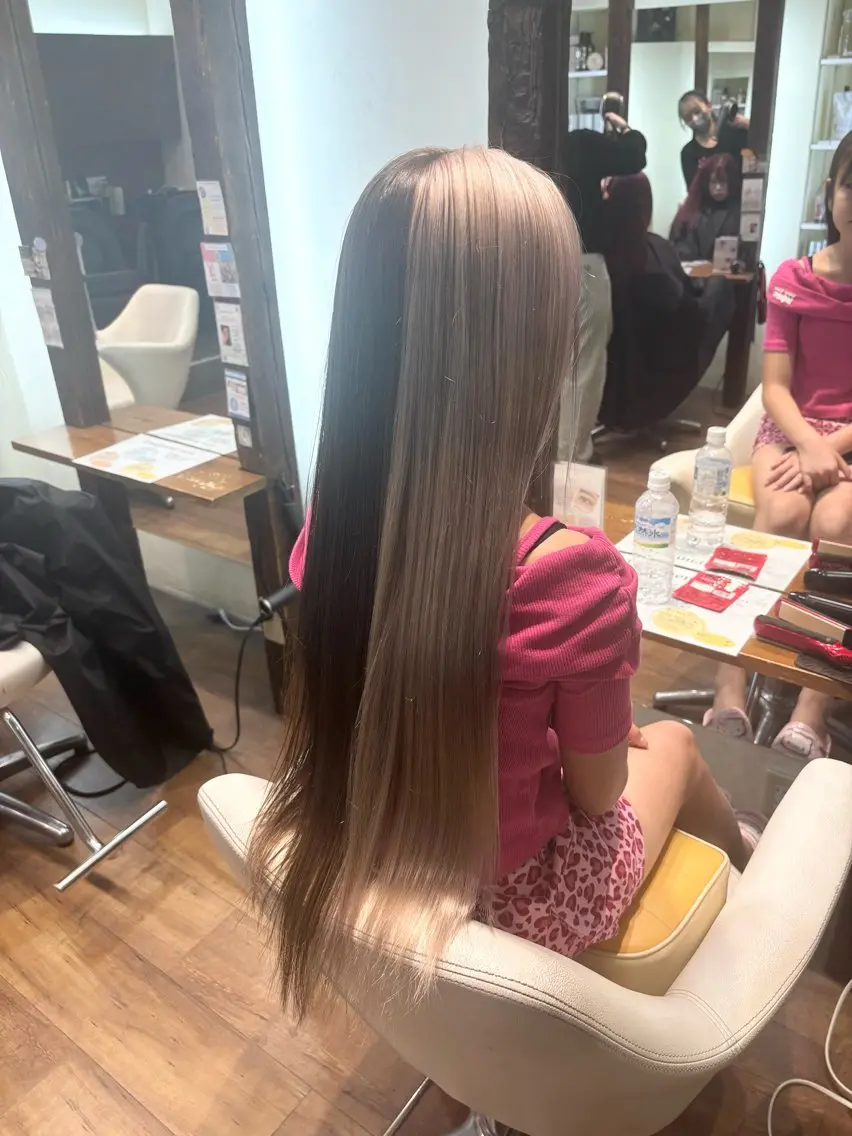 ロング カラー 【ハイトーン特化】 🦋森山陽向/大宮のヘアスタイル